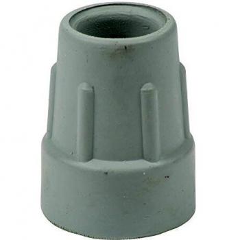 Cantidad 10x: 22mm Conteras Virolas De Goma Para Muletas Y Bastones - Gris - Por Lifeswonderful®