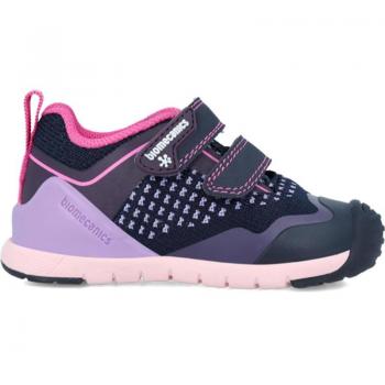 Zapatillas Deportivas para Niños Biomecanics Moradas sin Arco Plantar y Doble Cierre Adherente 241142
