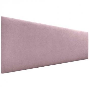 Cabecero Tapizado Aqualine Liso de Polipiel o Tela en Salmón (135cm, para camas 120/135/140)