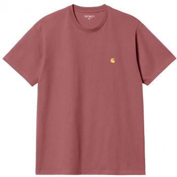 Camiseta Carhartt Wip Chase Dusty Fuchsia