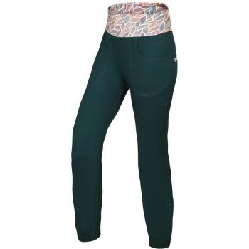 Pantalones Sansa Multicolor Ocun para mujer, pantalones de montaña, talla M, color verde