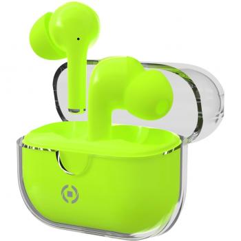 Celly CLEAR Auriculares True Wireless Stereo (TWS) Dentro de oído Llamadas/Música USB Tipo C Bluetooth Verde