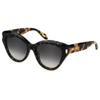 Just Cavalli Women's Sunglasses SJC033 Shiny Grey Havana Smoke Gradient CAT3