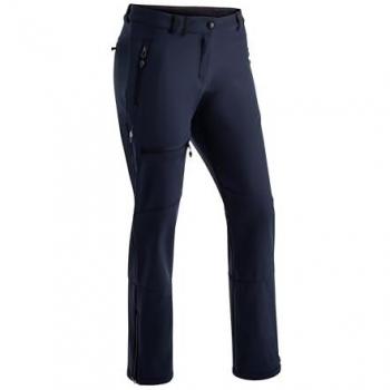 Maier Sports Women's Adakit Softshell Trekking Pants - Breathable Regular Fit in Dark Blue