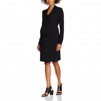 Vestido de Premamá Negro XXL Esprit con Manga Larga y Diseño Elegante