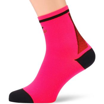 Sportlast Start Calcetines Cortos de Comprensión, Coral / Negro, XL