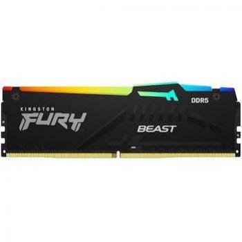 Kingston FURY Beast RGB 64GB (2 x 32GB) DDR5 5200MHz CL36 Memory Kit - KF552C36BBEAK2-64