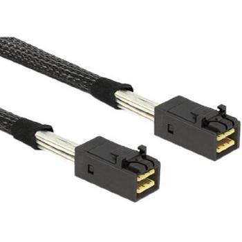 DeLock - Cable mini SAS HD SFF 8643 x 4 macho a macho, 1 m