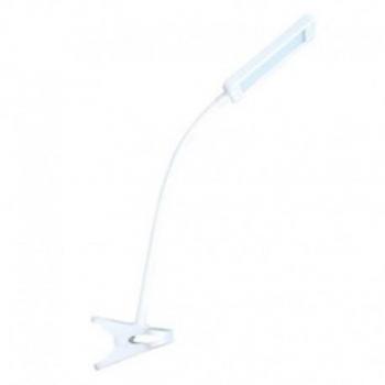 Lámpara LED Flexo con Pinza 6W - Blanco