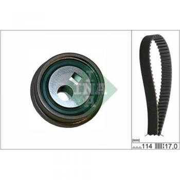 Juego de correas dentadas INA 530 0257 10 - Kit de distribución completo