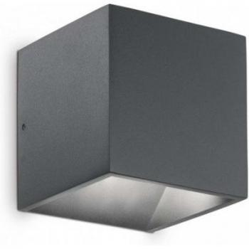 Aplique de exterior Rubik aluminio antracita 1 bombilla