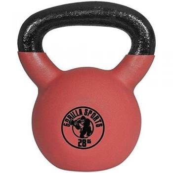 Gorilla Sports no - Pesa rusas, Forro de neopreno, 28 kg