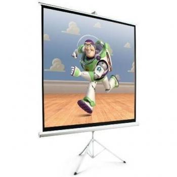 Lavolta 100 Pantalla de Proyección con Trípode - Blanca Mate HD - 180cm x 180cm