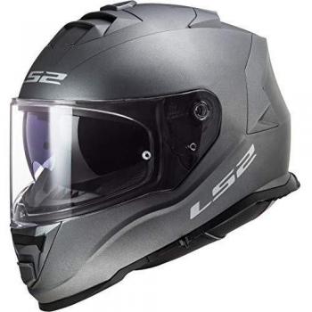 LS2 NC Casco per Moto, Hombre, Titanium, XL