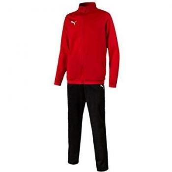 PUMA Chándal De La Liga De La Línea Lateral, Hombres, Rojo Blanco, M