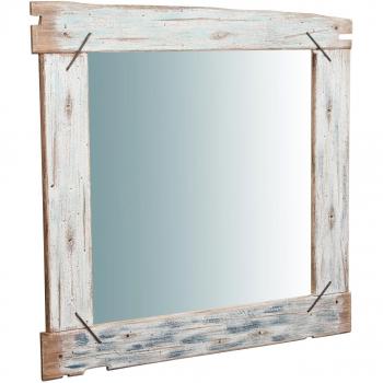 Espejo de pared de madera maciza L90xPR3,5xH120 cm - Biscottini