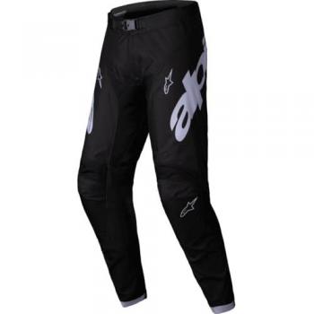 Pantalones de motocross Alpinestars Racer Graphite Negro-Gris 30