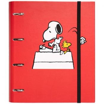 Carpeta 4 Anillas Premium Snoopy Troquelada