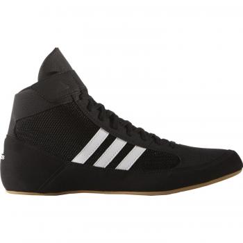 Adidas HVC Children's Wrestling Shoes - Core Black / Ftwr White