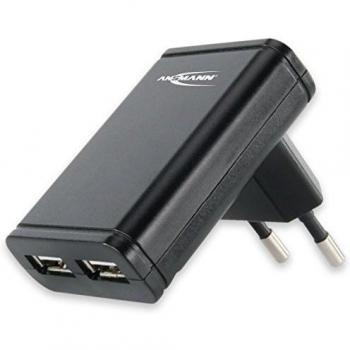 Ansmann - Cargador para smartphones, color negro