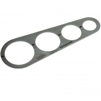 Harbour Housewares Medidor de raciones de Espaguetis - Acero Inoxidable - De 1 a 4 Personas