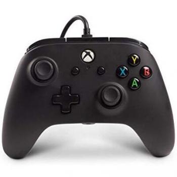 PowerA Mando con Cable con licencia oficial para Xbox One, Xbox One S, Xbox One X y Windows 10 - Negro