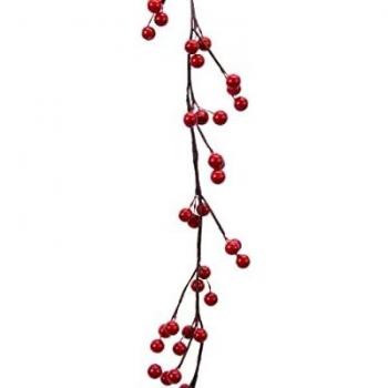 Guirnalda de Navidad con bayas 3 x 10 x 130 cm