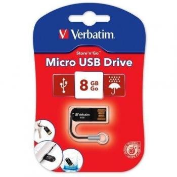 Verbatim 44049 - Memoria USB microperforado de 8 GB