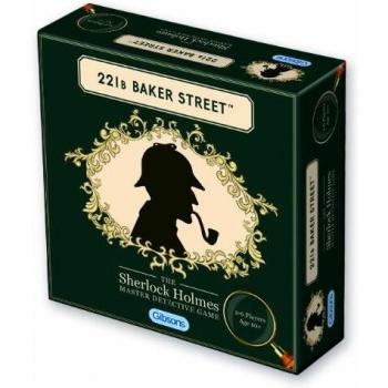 Juego de Mesa 221B Baker Street - Gibsons Games, juego de investigación y deducción, para 1-8 jugadores, edad recomendada a partir de 12 años, incluye 75 casos diferentes, tablero ilustrado en 3