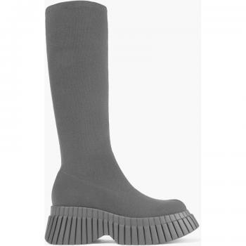 Camper BCN TENCEL® High Platform Boots for Women - Black, Size 37/7