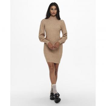 Vestido Only de punto con cuello subido para mujer - 50% Viscosa 27% Nylon 23% Poliéster