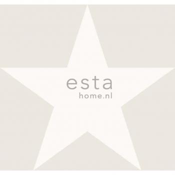 Papel Pintado Estrellas Beige - 0,53 x 10,05 m - Estahome