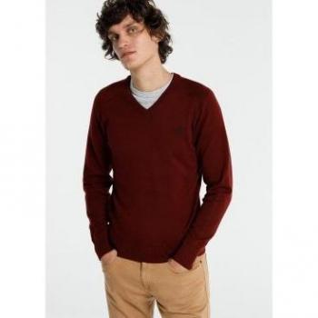 LOIS JEANS - Jersey basico con cuello a pico