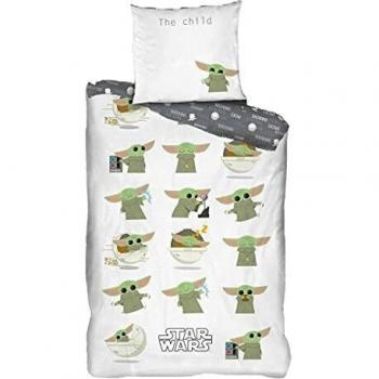 Funda nordica Yoda The Child Star Wars cama 90cm microfibra
