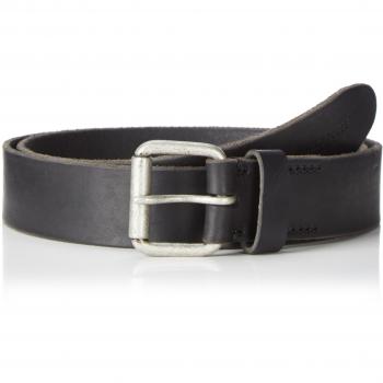 JACK & JONES JJIJAKOB LEATHER BELT NOOS, Cinturón Hombre, Negro