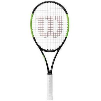 Wilson Raqueta de tenis unisex, Para juego de ataque en la línea de fondo, Para principiantes y expertos, Blade 101L, Medida 3, Negro/ Verde, WRT73380U3