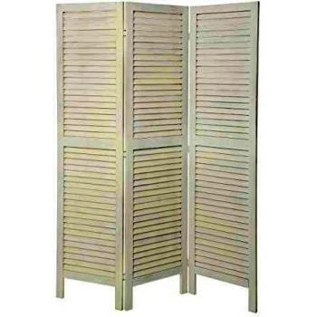 Pantalla de madera blanca 170X40