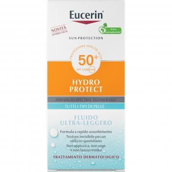 EUCERIN SUN Agua para Rostro Prot50 + Fluid Hidratante con Protección Solar SPF 50+
