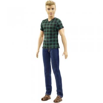 Muñeco Ken Fashionista Mattel DWK45 - Muñeco de plástico, ropa de moda, diseño moderno, articulaciones móviles, incluye accesorios