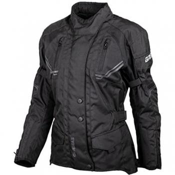 Chaqueta de Moto para Mujer GMS Taylor Negra - Chaqueta textil, diseño femenino, color negro, talla M