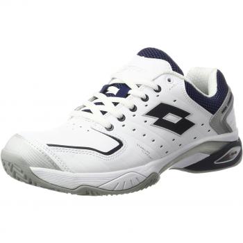 Lotto Sport Raptor Lth Cly, Zapatillas de Tenis para Hombre, Blanco