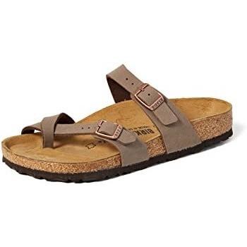 Birkenstock Mayari Unisex Sandals, Birko-Flor Material, Brown (Mocca), Size 11.5 UK (46 EU)