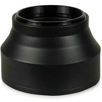 Parasol de objetivo Goma / Silicona 58mm compatible con Canon Nikon Df Panasonic Samsung Galaxy NX Fujifilm