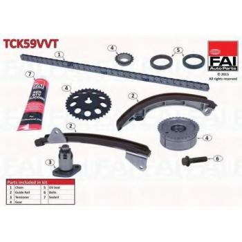 Kit de cadena de distribución FAI AutoParts TCK59VVT