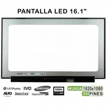 Pantalla LED de 16.1 para portátil NV161FHM-N41 FHD 30 pines