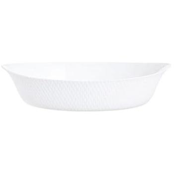 Fuente de horno opal Luminarc Smart Cuisine Wavy 32x20 cm, fácil limpieza, apilable y apta para frigorífico y microondas