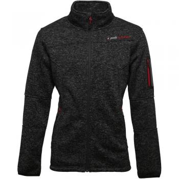 Peak Mountain Ecemaillo Children's Fleece Jacket - Black, Size 6 Years