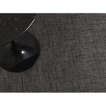 Basketweave Flatweave Black Area Rug 23 x 36 inches
