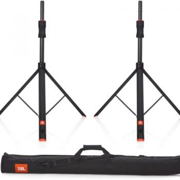JBL Bags Deluxe Speaker Stand with Piston-Assist Automatic Gas Lift and Carry Bag, 60 lbs Capacity