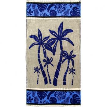 Toalla Jacquard Palmeras 90x170cm 100% Algodón